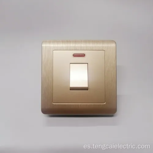 Nuevo enchufe de interruptor de luz de pared eléctrica 3 pandillas